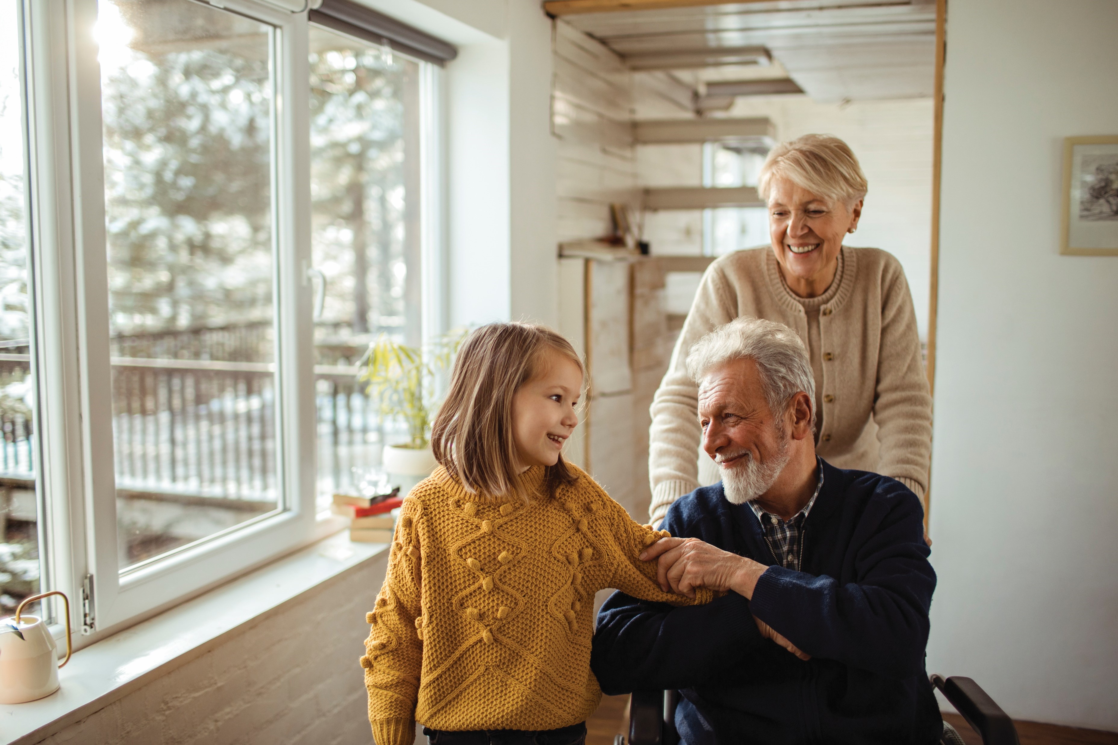 Picture of a family at home