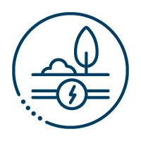 There are no overhead lines or underground cables operating at transmission voltages (132kV and above) on Shetland.  